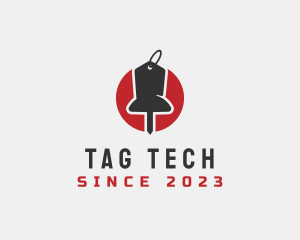 Tag - Price Tag Label Pin logo design