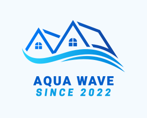 Residential House Wave logo design