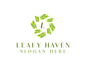 Beauty Leaves Wellness logo design