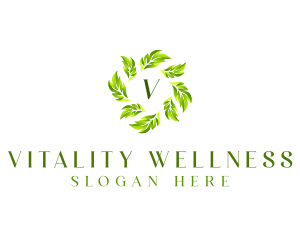 Beauty Leaves Wellness logo design