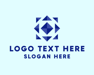 Geometric Jewel Symbol Logo