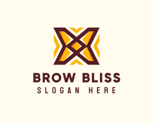 Arrows Letter X Pattern logo design