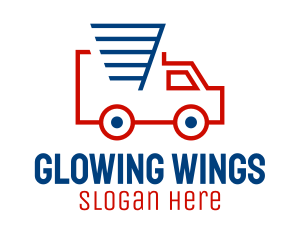 Delivery Van Wings logo design