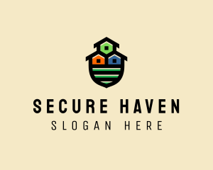 Safe - Shield House Neighborhood logo design