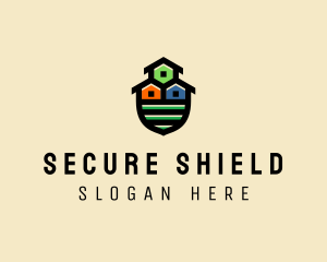 Safety - Shield House Neighborhood logo design