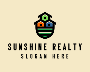 Realty Home Neighborhood logo design