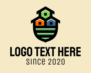 Mortgage - Shield House Neighborhood logo design