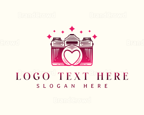 Wedding Photography  Heart Logo