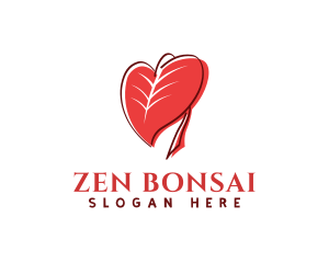 Bonsai - Heart Leaf Garden logo design