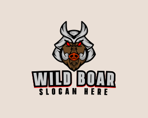 Wild Board Samurai logo design