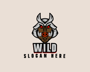 Wild Board Samurai logo design