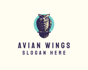 Avian Forest Owl logo design