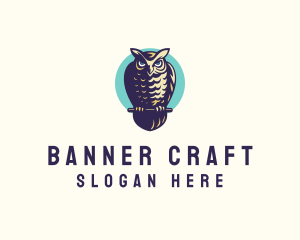 Avian Forest Owl logo design