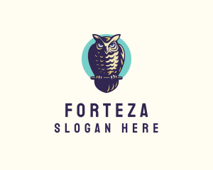 Avian Forest Owl logo design