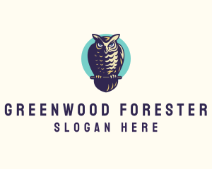 Avian Forest Owl logo design