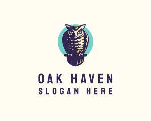 Avian Forest Owl logo design