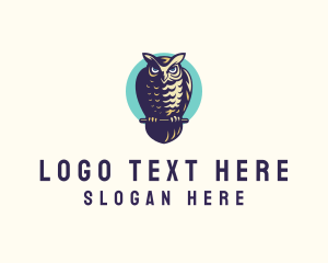 Zoology - Avian Forest Owl logo design