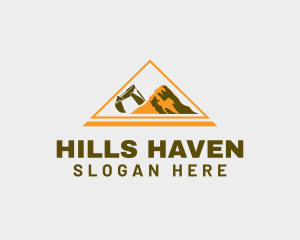 Mountain Contractor Industry logo design