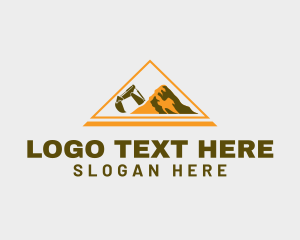 Mountain Contractor Industry logo design