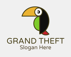 Nature Conservation - Toucan Jungle Bird logo design