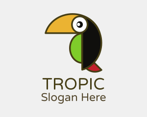 Toucan Jungle Bird logo design