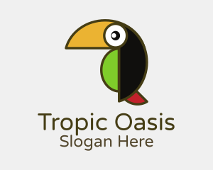 Tropic - Toucan Jungle Bird logo design