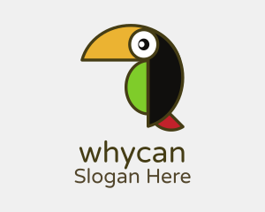 Tropical - Toucan Jungle Bird logo design