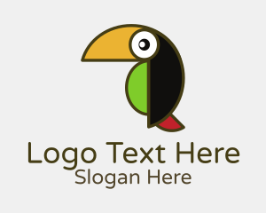 Rainforest - Toucan Jungle Bird logo design