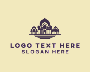 Architect - Mosque Building Architecture logo design