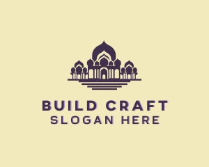 Mosque Building Architecture logo design