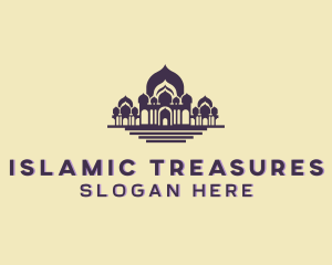 Mosque Building Architecture logo design