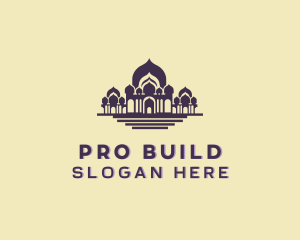 Mosque Building Architecture logo design