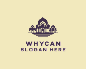 Tourist - Mosque Building Architecture logo design