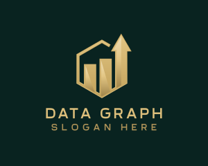 Finance Chart Graph Sales logo design