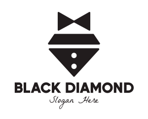 Diamond Bow Tie logo design