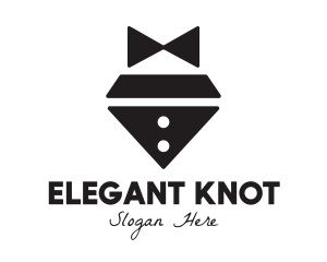 Diamond Bow Tie logo design