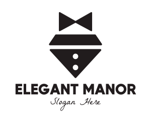 High Class - Diamond Bow Tie logo design