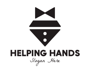 Servant - Diamond Bow Tie logo design