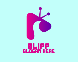  Purple Television Media Player  Logo