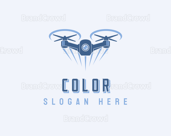 Camera Drone Photography Logo