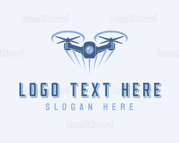 Camera Drone Photography Logo