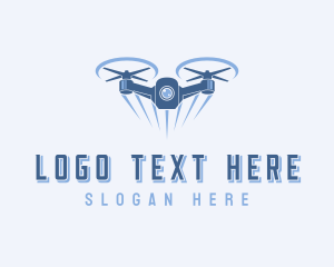 Surveillance - Camera Drone Photography logo design