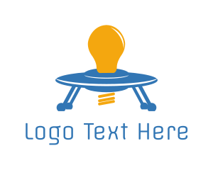 Gaming - Light Bulb Spaceship logo design