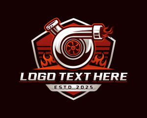 Engine - Trubo Automotive Engine logo design