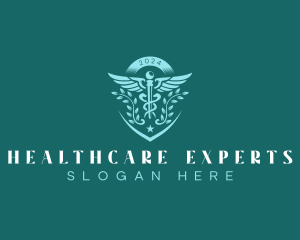 Medical Health Caduceus logo design