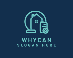 House Vacuum Cleaning Logo