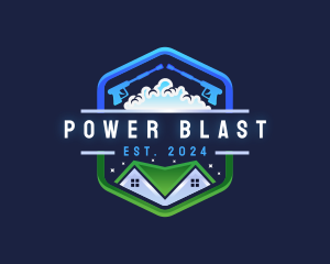 Cleaner Power Washer logo design