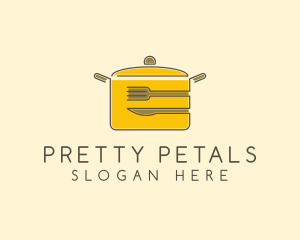 Kitchen Pot Utensil logo design