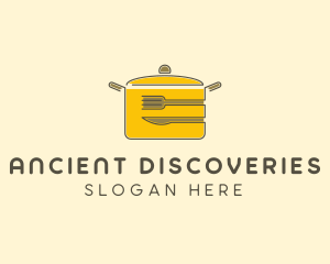 Kitchen Pot Utensil logo design