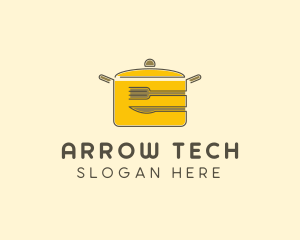 Kitchen Pot Utensil logo design